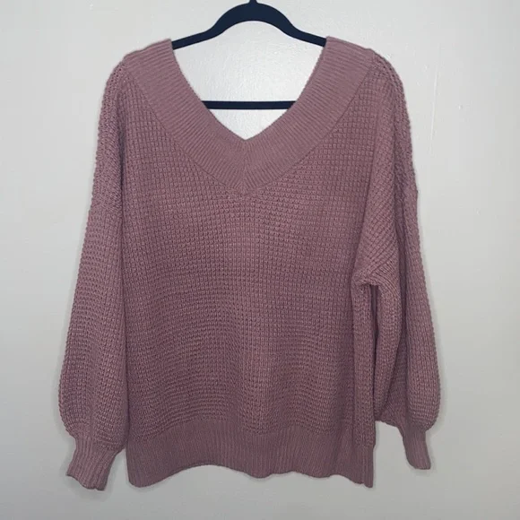 🍂NWT Oversized Lilac Sweater! - Picture 8 of 8